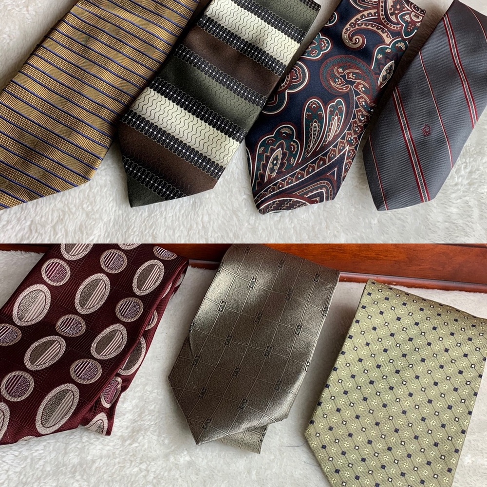 Bundle of 7 Ties mixed brands